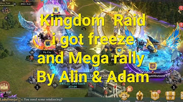 King of Avalon Kingdom Raid | I fall into trap they  freeze me, solo & mega rally my castle | DB7