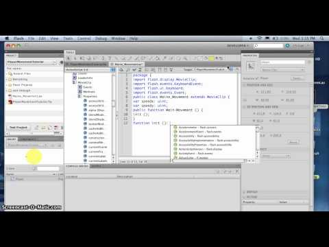 ActionScript 3 Flashcs5 making an object move part1