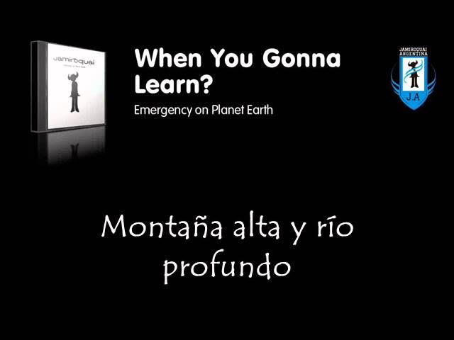 Jamiroquai - When You Gonna Learn? (Subtitulado)