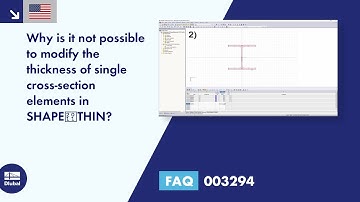 [EN] FAQ 003294 | Why is it not possible to modify the thickness of single cross-section elements...