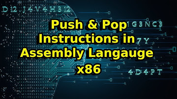 Push and Pop Instruction in Assembly Language