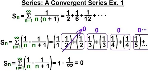 Calculus 2: Infinite Sequences and Series (25 of 62) Series: A Converging Series Ex. 1