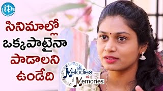 Singer mohana bhogaraju in melodies and memories. is an playback
singer. she has sung many songs but one song made her star was
manohari fro...