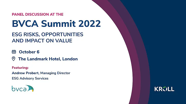 ESG Risks, Opportunities and Impact on Value