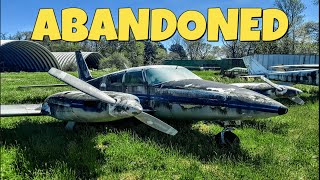 These Airplanes were left behind at this Abandoned airport