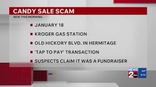 1 charged after $1K candy fundraiser scam