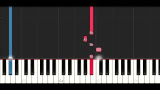 Video voorbeeld van "Bts Jimin - Serendipity (SLOW EASY PIANO TUTORIAL)"