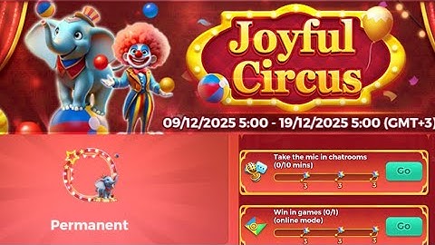 Yalla Ludo Joyful Circus New Activity 2025 | Joyful Circus Yalla Ludo New Event | Yalla Free Itoms
