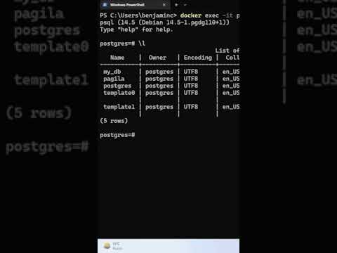 Como listar todas la bases de datos con PostgreSQL  y psql