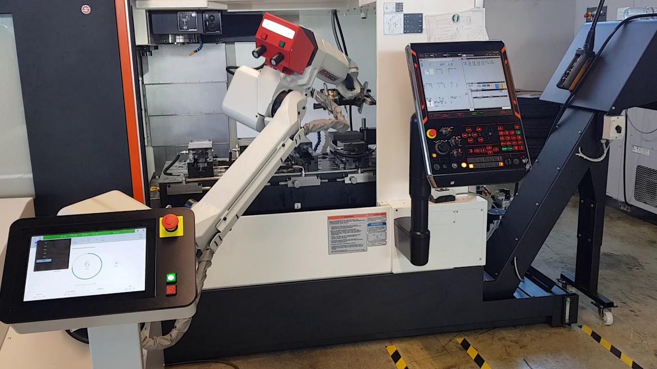 Mazak VCN530C + RoboJob Mill Assist Ei