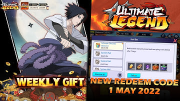 Redeem Code 1 May 2022!!? - Ultimate Legend Six Paths