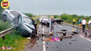 210 Shocking Car Crash Moments 2025 | Idiots in Cars Compilation @BrakePoint18