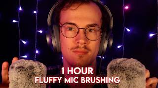 ASMR | 1 HOUR - SENSITIVE Fluffy Microphone Brushing