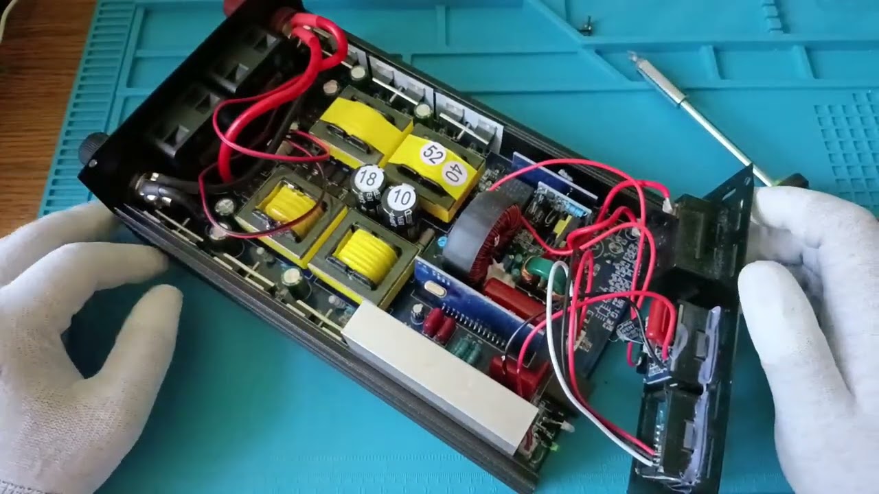 Разбираем 🛠️ инвертор EAFC Narzrle 3000W Pure Sine Wave ⚡ (преобразователь напряжения 12В в 230В)