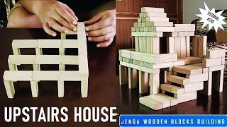Build an Amazing Upstairs Jenga House Design for Beginners (Jenga Tutorial #210) #jengahouse #diy