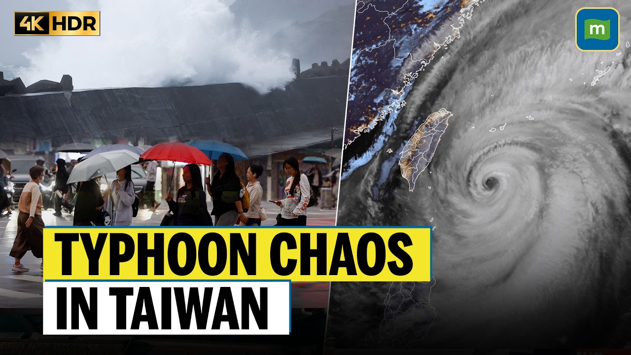 Typhoon Champi Shuts Down Taiwan, Hundreds Of Flights Cancelled | N18G ...