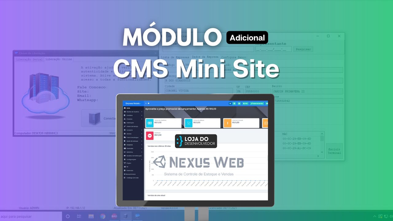 Cms Module Builder Novo módulo CMS para projeto NexusWeb - YouTube
