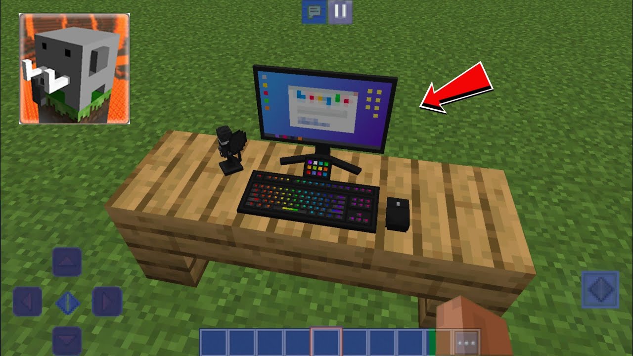 Как сделать рабочий компьютер в Craftsman