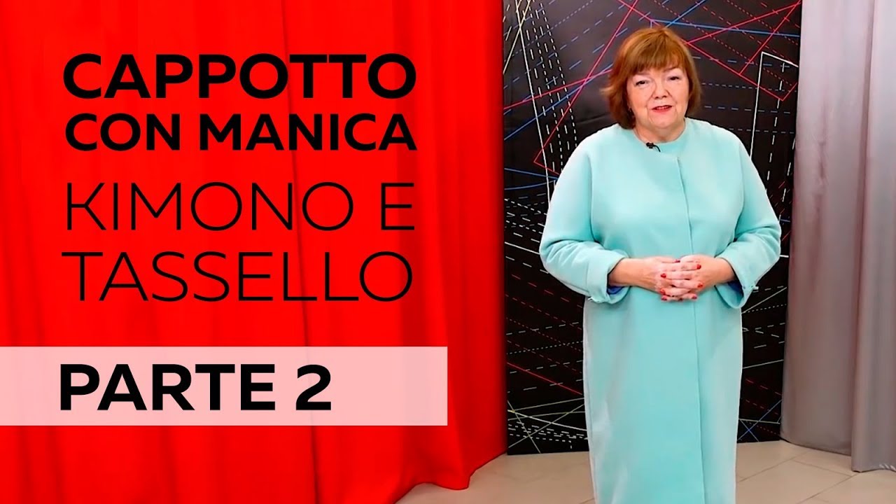 Come cucire cappotto con manica kimono e tassello. Taglio,imbastitura e prova. Parte 2