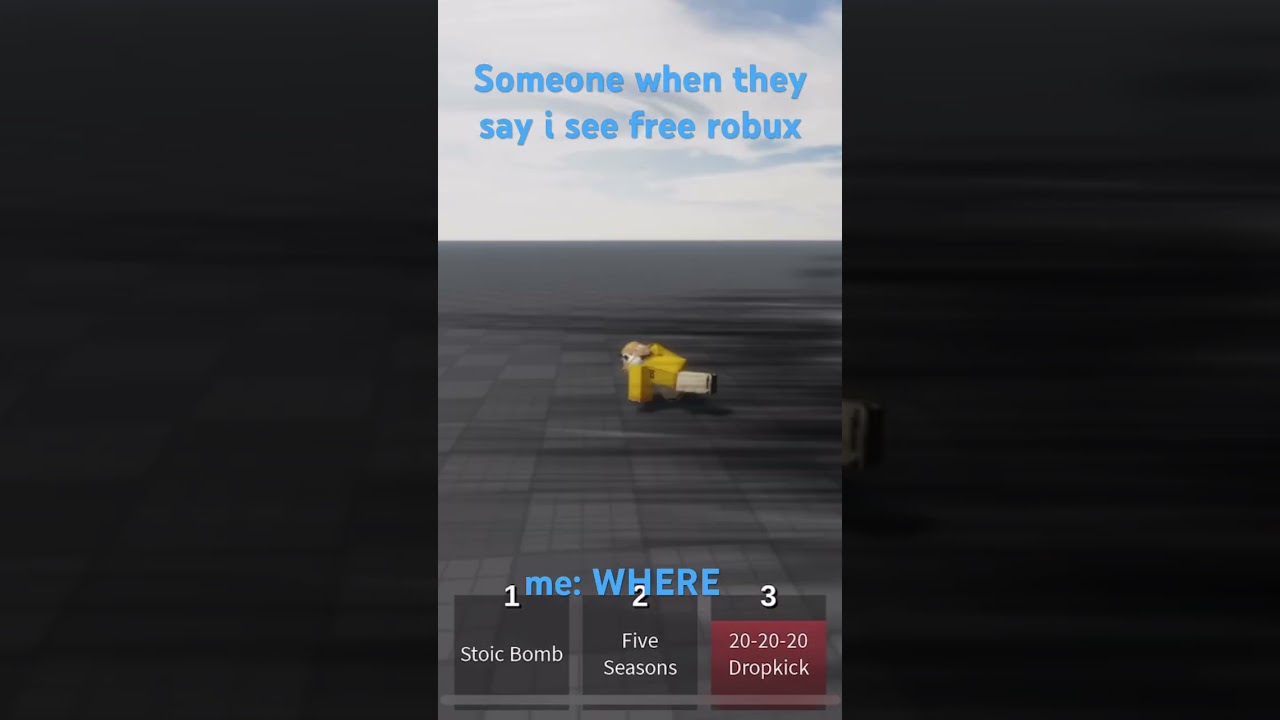 When i see free robux 