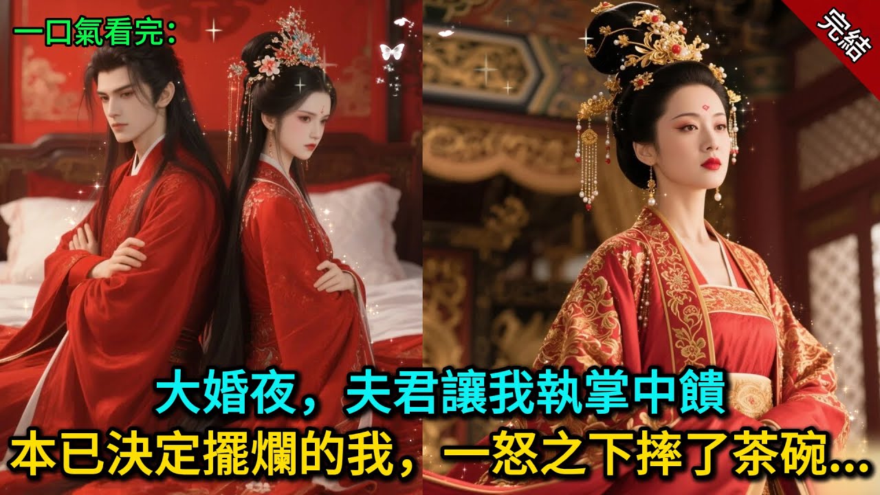 大婚夜，夫君讓我執掌中饋，本已決定擺爛的我，一怒之下摔了茶碗......