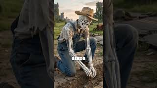 Who survivee the zombies apocalypse longest  #ai #socrates #Science #fact #skeleton