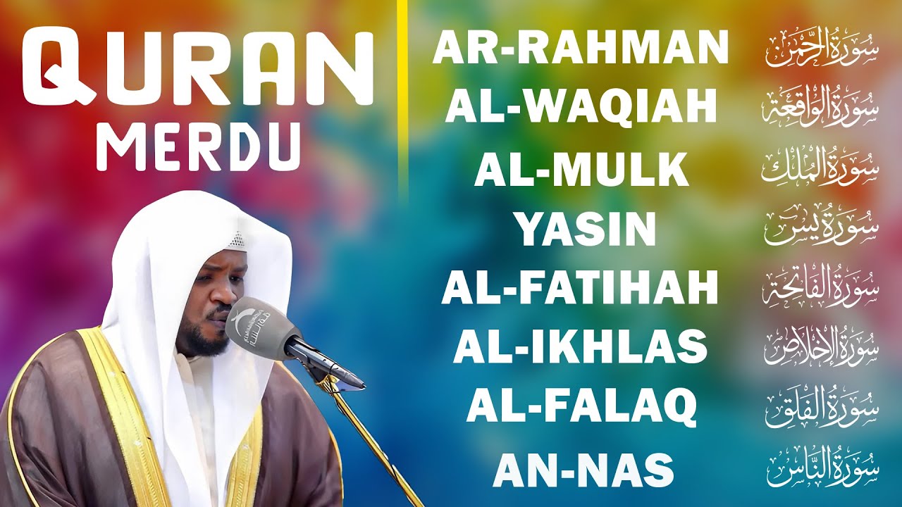 BACAAM AL-QURAN Yang Sangat Merdu Menangis | Alfatiha, Alkahfi,Yasin,Alwaqia, Arrahman, Almoeathat