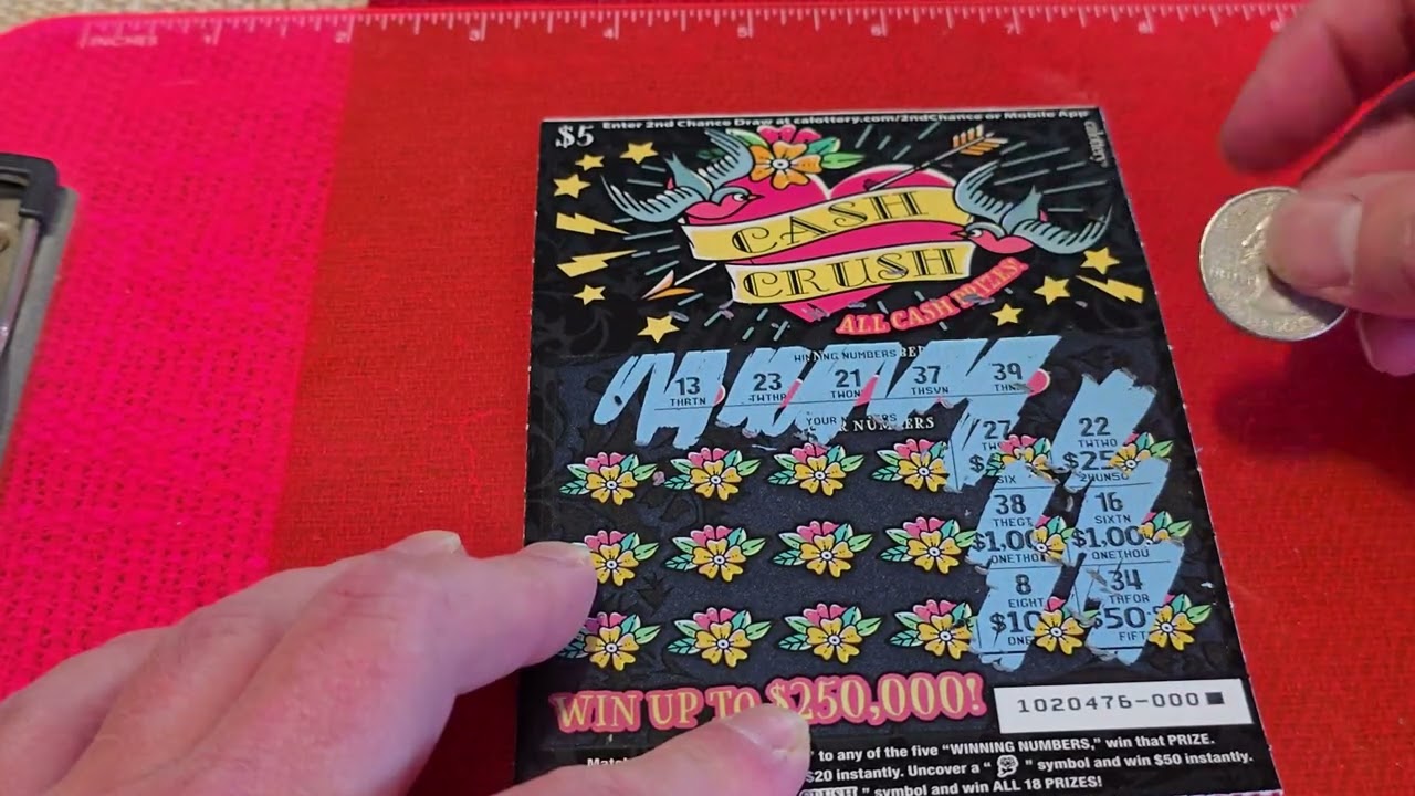 California Scratcher: CASH CRUSH (Game #1712) - YouTube