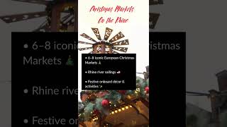 This is how you do Christmas in Europe. Which would you choose? #christmascruise