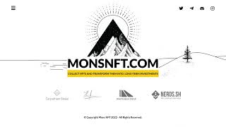 Announcing Mons Nft Project On