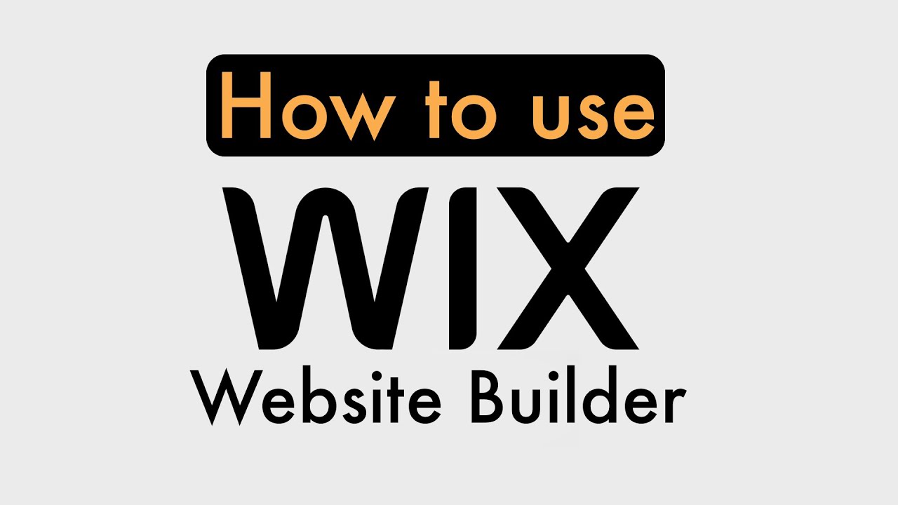 How to use the Wix Website Builder | College Project