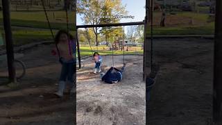One swing… big mistake😂 #funny #comedy #shorts #shortvideo #foryou #youtubeshorts #viral #swing