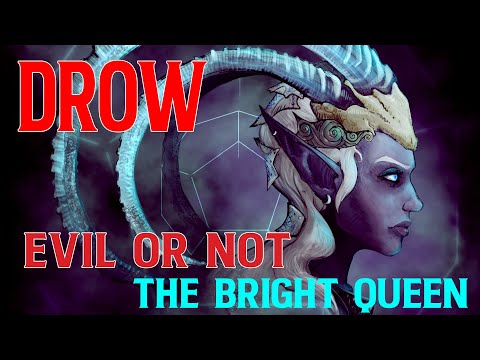 D&D - Why You Should Play Drow - The Bright Queen, Critical role Fan art dungeons & dragons Rookzer0