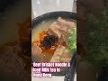Beef brisket Noodles in Hong Kong 🇭🇰 |Iced Milk Tea| 香港 #牛腩麵 加 #凍奶茶｜荃灣新東記 #foodie #foodiehk