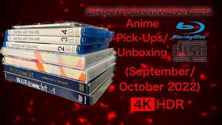 Anime Blu-Ray/DVD/Japanese CD Pick-Ups/Unboxing (September/October 2022) 4K HDR