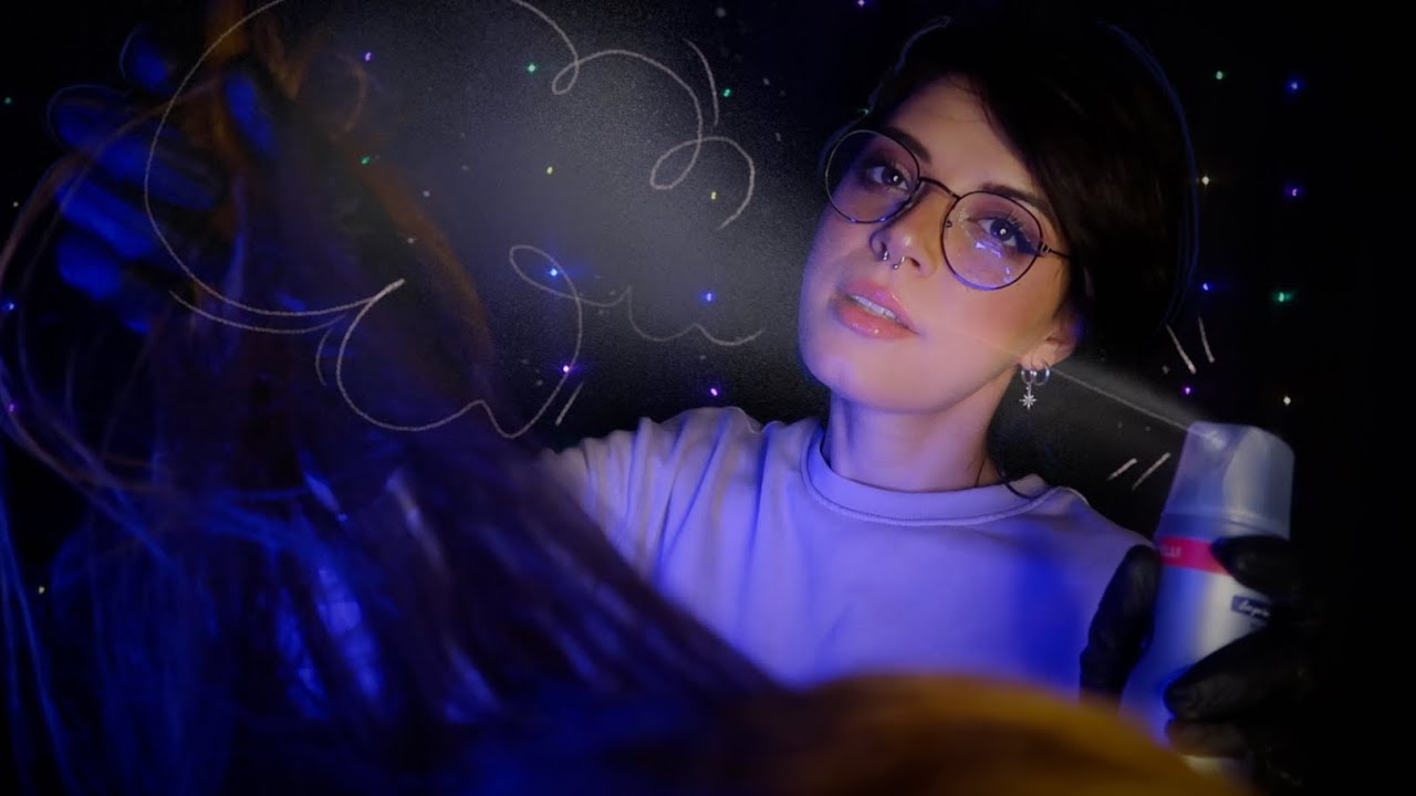 ASMR | Tingly Haircut Appointment (English Accent, Scalp Massage, Spraying, Brushing)