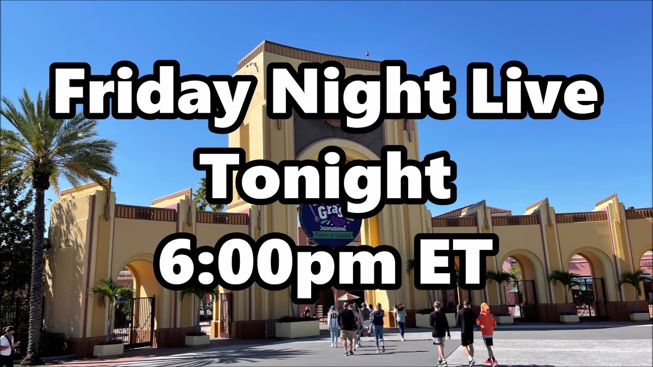 Friday Night Live Stream Announcement - 6-3-22 - ResortTV1