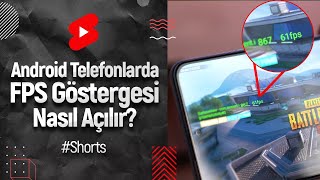 Android telefonlarda FPS göstergesi nasıl açılır? #shorts