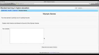 How to complete a lesson in Moodle? (Student)
