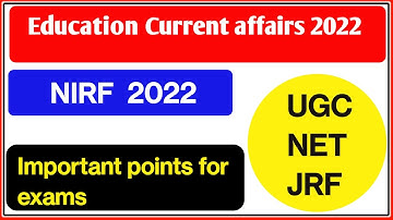 NIRF  2022|Higher education system|UGC NET Paper1#jrf #rushdanetjrfclasses