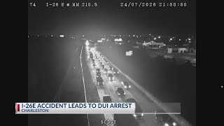 One arrested for DUI following three-car collision on I-26E Friday: CPD