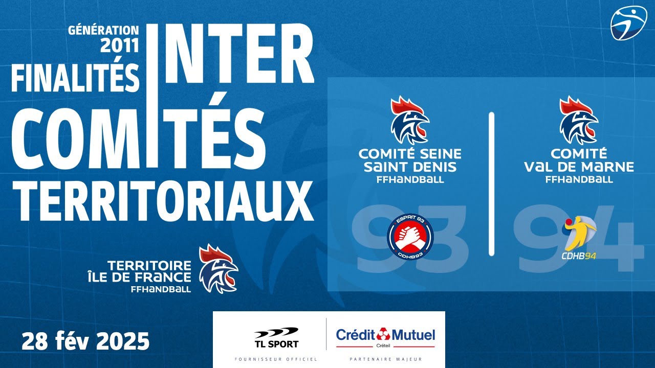 Finalités intercomités IDF 2024-2025 masc. (2011) – CDHB93 vs CDHB94