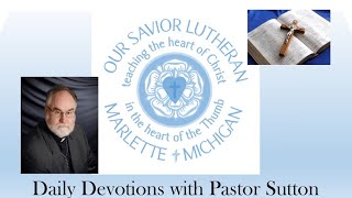 Daily Devotions April 18, 2020