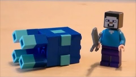 Lego Minecraft Glow Squid Tutorial