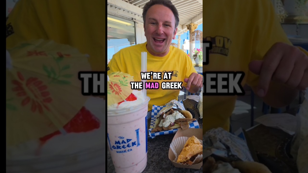Eating at the Mad Greek
