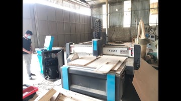 Máy CNC 1325 1 Đầu Cắt Quảng Cáo | Máy CNC Bàn Nhôm 1325 | Hoàng Cường