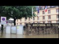 Inondations #Nemours : La mairie sous les eaux