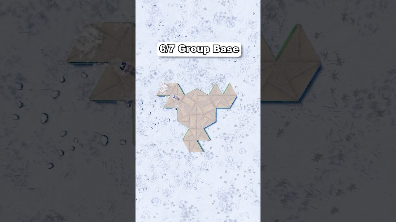 6/7 Group Base Design w/ Egg Core #rust #rustgame