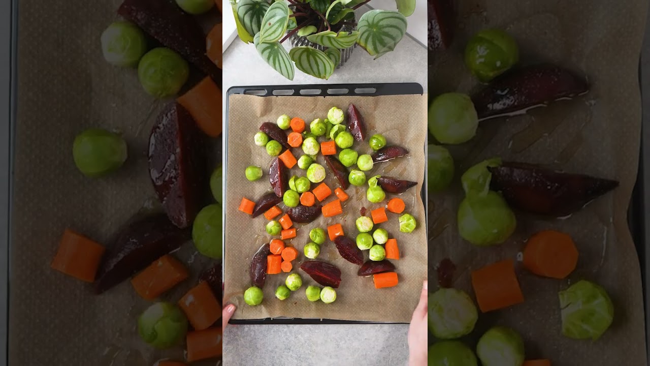 Wintergroente uit de oven met kruidendip recept | 