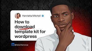 how to download the template kit in wordpress Free